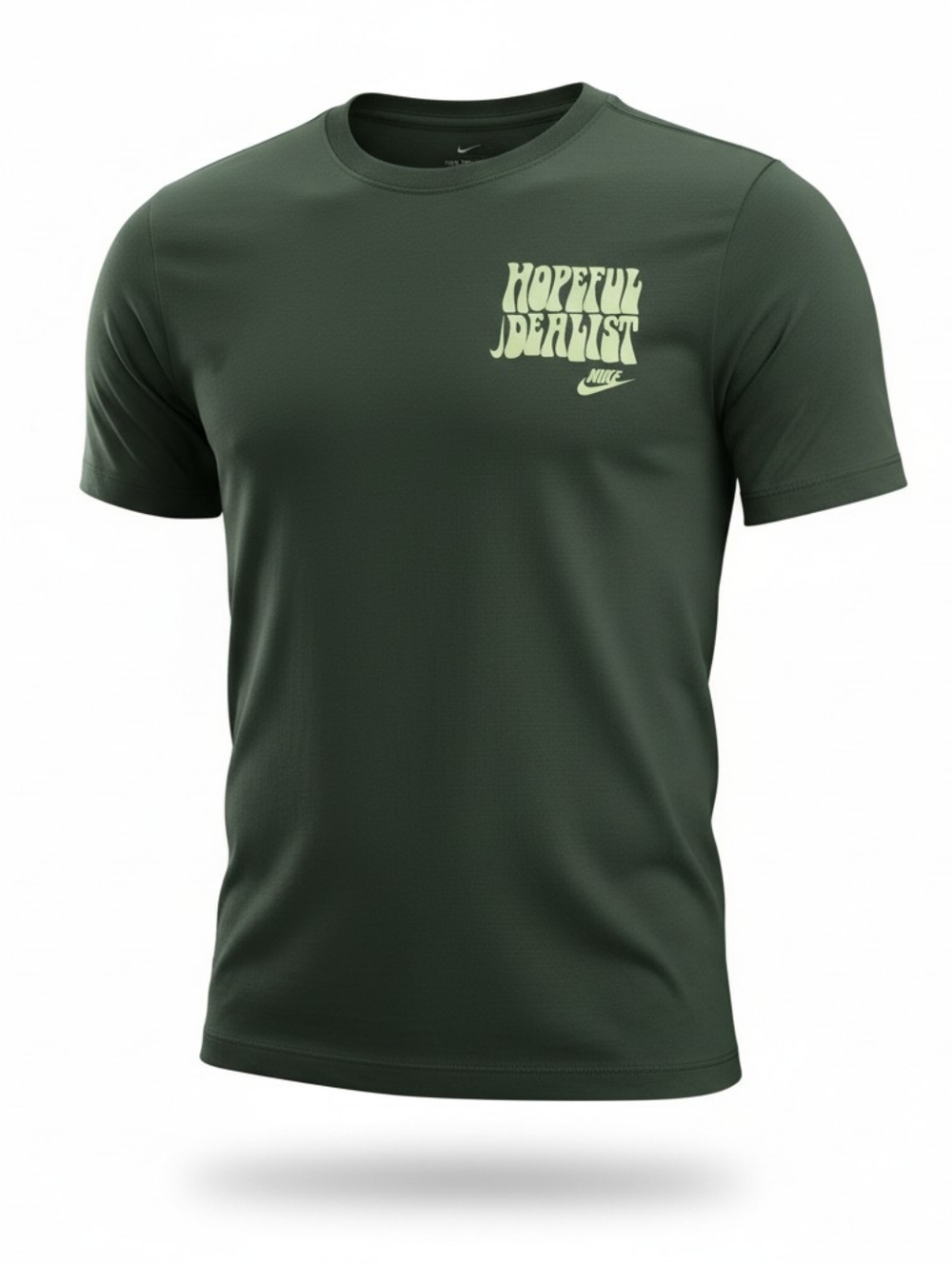 Nike Men’s Black Short-Sleeve 'Hopeful Realist' Graphic Tee
